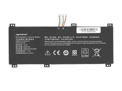 Bateria Movano do Huawei Matebook D 16