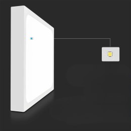 Lampa sufitowa plafon LED 29,5x29,5 cm czujnik ruchu 4000K V-TAC