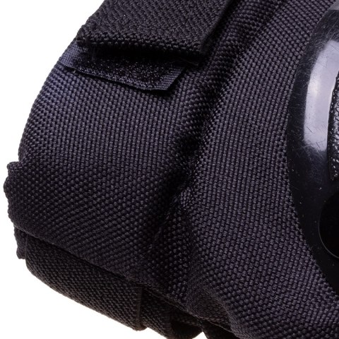 Ochraniacze dziecięce na rolki, deskorolkę, rower, wrotki, hulajnogę (6szt) - czarne, rozm. M