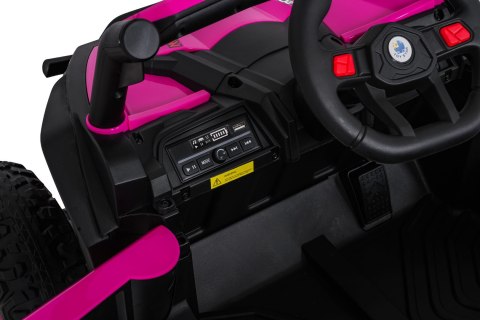 Pojazd Buggy Madman UTV-MX Różowy
