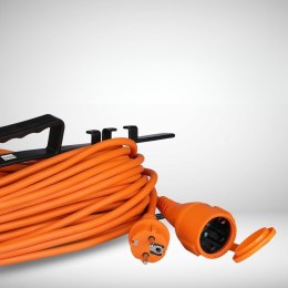 Przedłużacz Ogrodowy V-TAC 30M 16A z uchwytem do zwijania i klapką VT