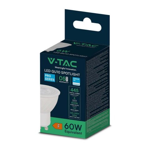 Żarówka LED V-TAC 6W 3000K GU10