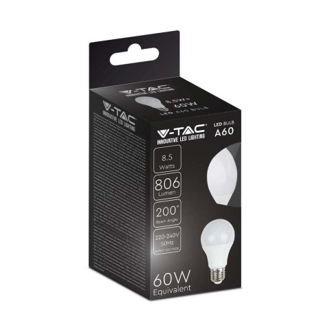 Żarówka LED V-TAC 8,5W E27 4000K