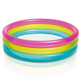 Basen dmuchany Tęcza 3 pierścienie 86 x 25 cm INTEX 57104