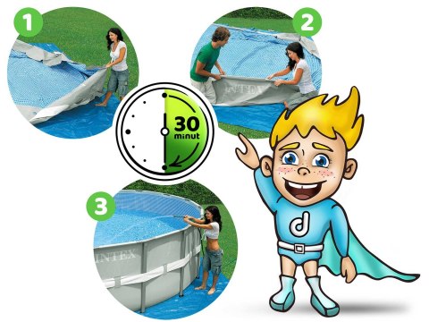 Basen ogrodowy stelażowy 305 x 76 cm 3w1 INTEX 26702