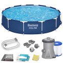 Basen ogrodowy stelażowy 366 x 76 cm 7w1 Bestway 56681