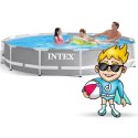 Basen ogrodowy stelażowy Prism Frame 366 x 99 cm 10w1 INTEX 26716