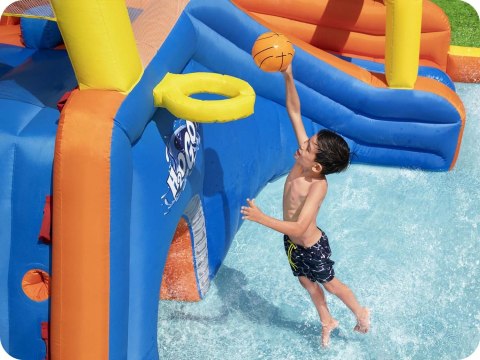 Plac zabaw dmuchany Mega Park 551 x 502 x 265 cm Bestway 53377