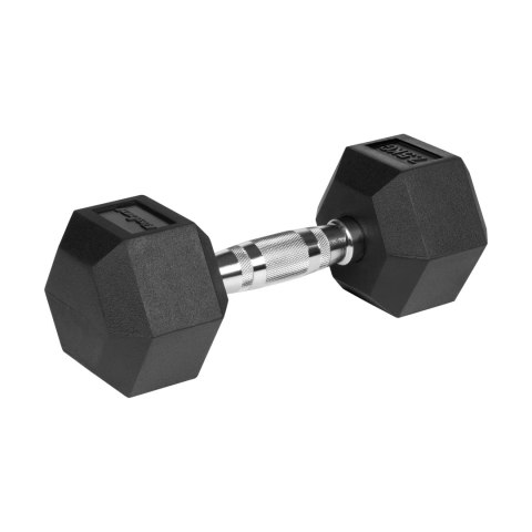 Hantle żeliwne gumowane HEX 2x7.5 kg REBEL ACTIVE