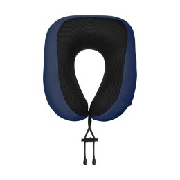 Poduszka turystyczna - podróżna z pianki MEMORY, REBEL ACTIVE , kolor niebieski