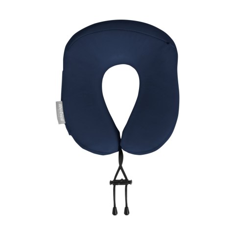 Poduszka turystyczna - podróżna z pianki MEMORY, REBEL ACTIVE , kolor niebieski