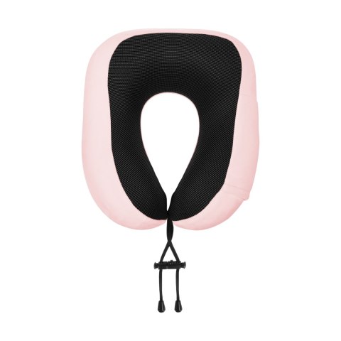 Poduszka turystyczna - podróżna z pianki MEMORY, REBEL ACTIVE , kolor różowy