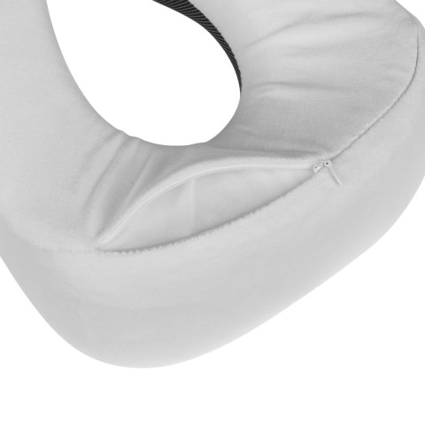 Poduszka turystyczna - podróżna z pianki MEMORY, REBEL ACTIVE , kolor szary