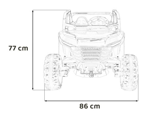 Pojazd RACING Road 2000 Biały