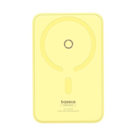 Powerbank magnetyczny Baseus MagPro Magnetic 5000mAh 20W, magsafe (żółty)