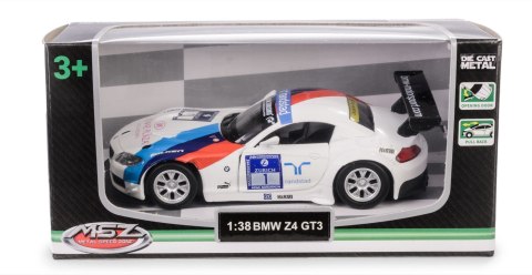 MSZ - BMW Z4 GT3 Biały-Niebieski, skala 1:38