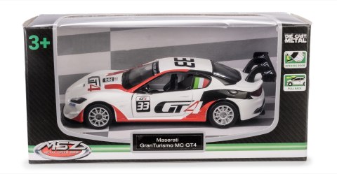 MSZ - Maserati Granturismo MC GT4 Biały, skala 1:43