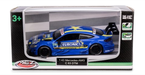 MSZ - Mercedes AMG C 63 DTM Niebieski, skala 1:43