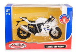 MSZ - Suzuki GSX-R1000 Biały, skala 1:18