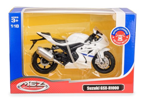 MSZ - Suzuki GSX-R1000 Biały, skala 1:18