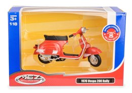 MSZ - Vespa 200 Rally 1976 Czerwony, skala 1:18