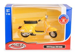 MSZ - Vespa 200 Rally 1976 Żółty, skala 1:18