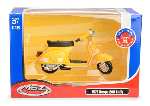 MSZ - Vespa 200 Rally 1976 Żółty, skala 1:18