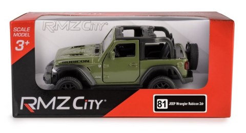 RMZ City - Jeep Wrangler Rubicon 2021 Convertible Zielony, skala 1:35