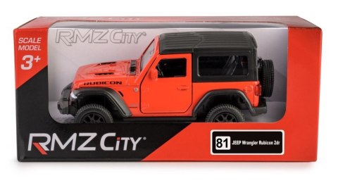 RMZ City - Jeep Wrangler Rubicon 2021 Hard Top Czerwony, skala 1:35