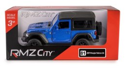 RMZ City - Jeep Wrangler Rubicon 2021 Hard Top Niebieski, skala 1:35