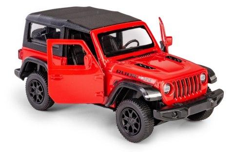 RMZ City - Jeep Wrangler Rubicon 2021 Soft Top Czerwony, skala 1:35