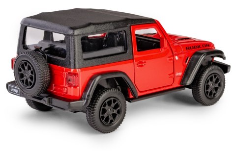 RMZ City - Jeep Wrangler Rubicon 2021 Soft Top Czerwony, skala 1:35