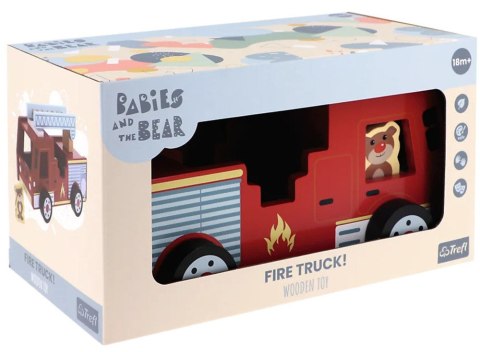 Zabawka drewniana - Fire truck | Trefl