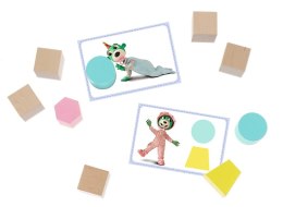 Zabawka drewniana - O! Klocki Pasowanki Baby - Bobaski i Miś | Trefl