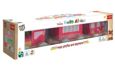Zabawka drewniana - Train AFRICA | Trefl