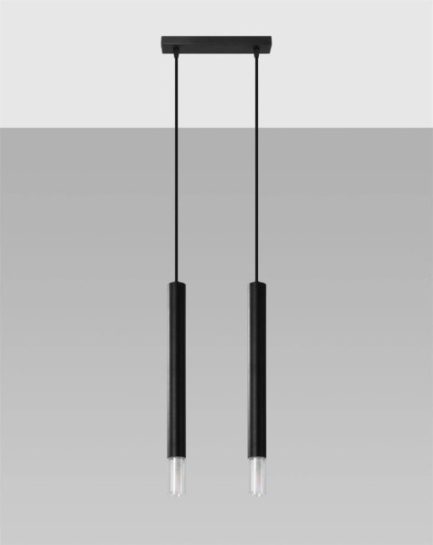 Lampa wisząca WEZYR 2 czarna