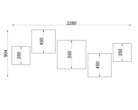 Plafon HORUS 35 biały