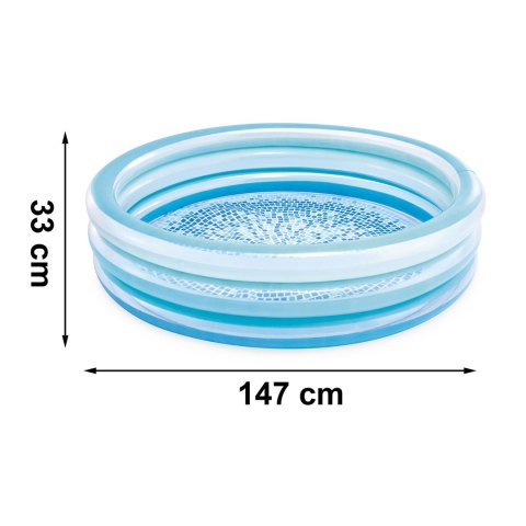 Basen dmuchany brodzik Mozaika 147x33 cm INTEX 58467