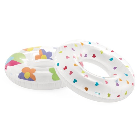 Koło do pływania serca 81 cm INTEX 59259