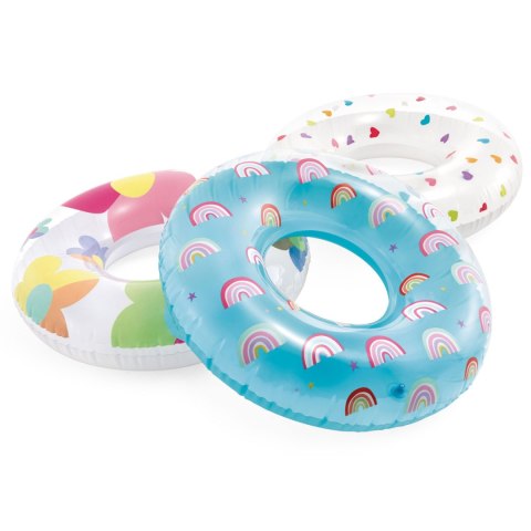 Koło do pływania tęcze 81 cm INTEX 59259