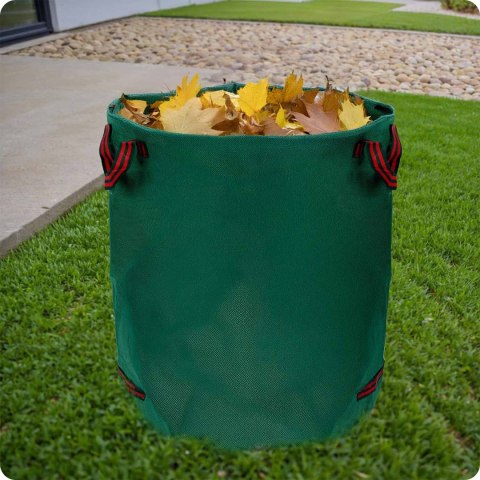 Kosz ogrodowy na liście 272 l Plonos PL-524 zielon