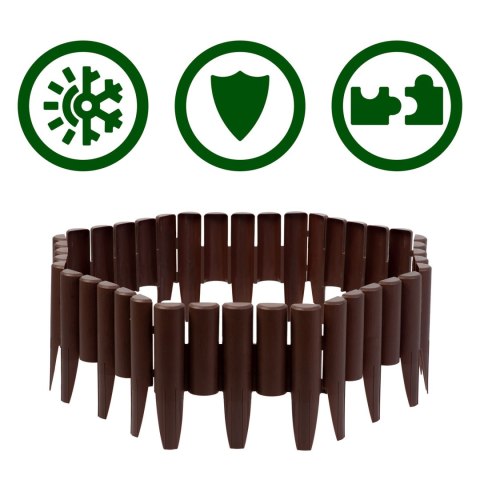 Obrzeże ogrodowe Plonos 220 cm PL-961 brązowe