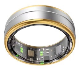 Smart Ring RUBICON R6 Gold/Silver SIZE-12(US) SMARUB329