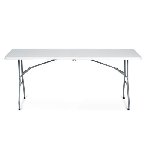 Stół cateringowy ogrodowy składany 180 cm Plonos biały