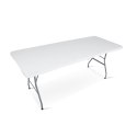 Stół cateringowy ogrodowy składany 180 cm Plonos biały