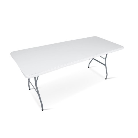 Stół cateringowy ogrodowy składany 180 cm Plonos biały