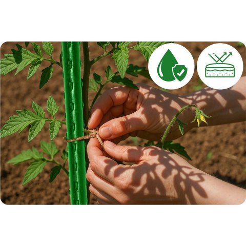 Tyczki do roślin 180 cm Plonos PL-940 zielone 10szt