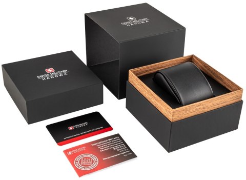 Zegarek Męski SWISS MILITARY HANOWA Afterburn GMT SMWGB0003201 + BOX