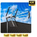Antena zewnętrzna kierunkowa TV ultra HD 4K Berdsen BD-953