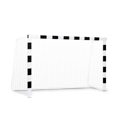 Bramka do piłki nożnej 300 x 200 x 90 cm NS-465 czarno-biała